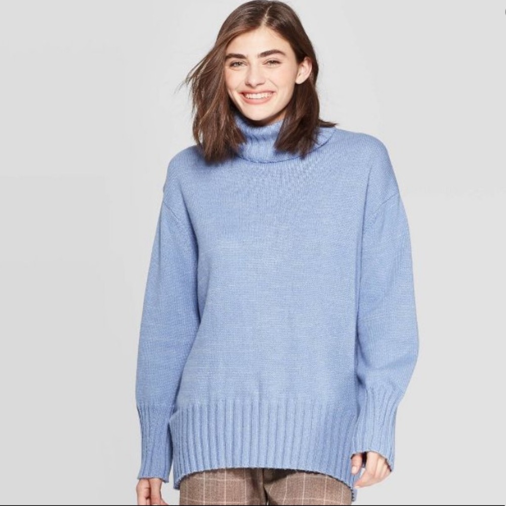target light blue turtleneck sweater